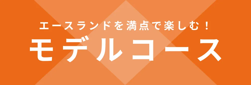エースランドを満点で楽しむ！ モデルコース